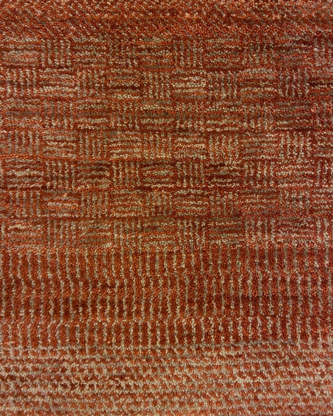 Tappeto persiano moderno in lana rossa e marrone con motivi dettagliati, 3' x 4' In condizioni Nuovo in vendita a New York, NY