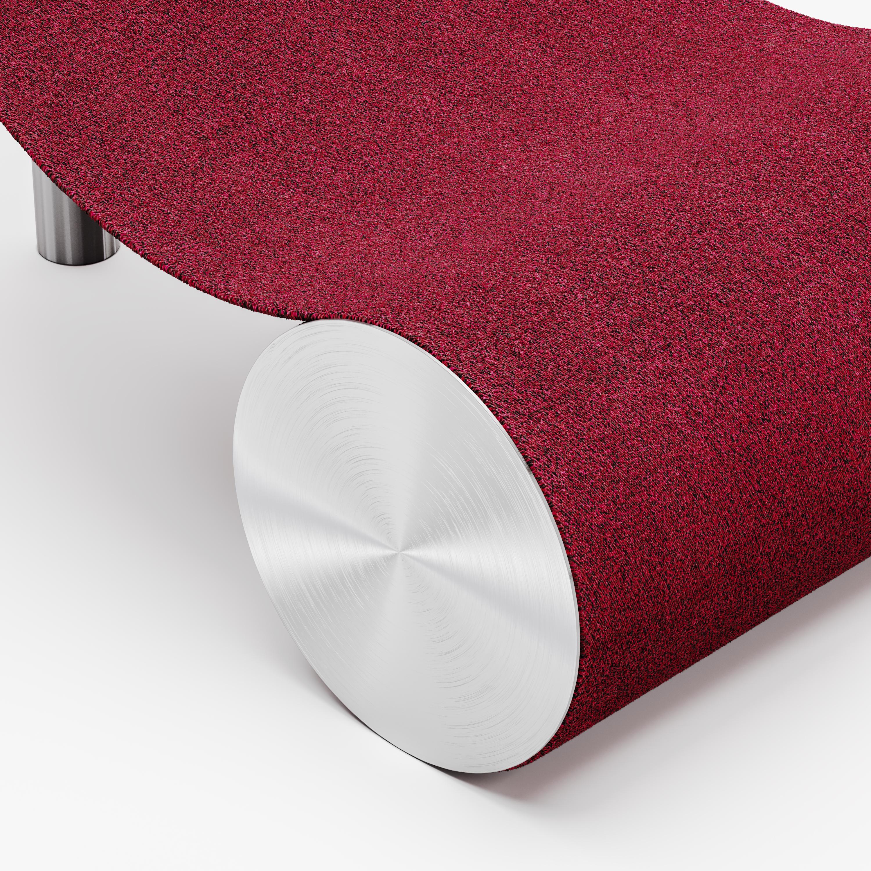 Sillón moderno rojo 'Vero' de Palo Nero Moderno de mediados de siglo en venta