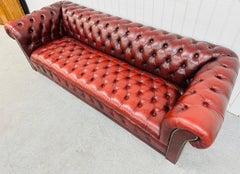 Modern Red Chesterfield Sofa
