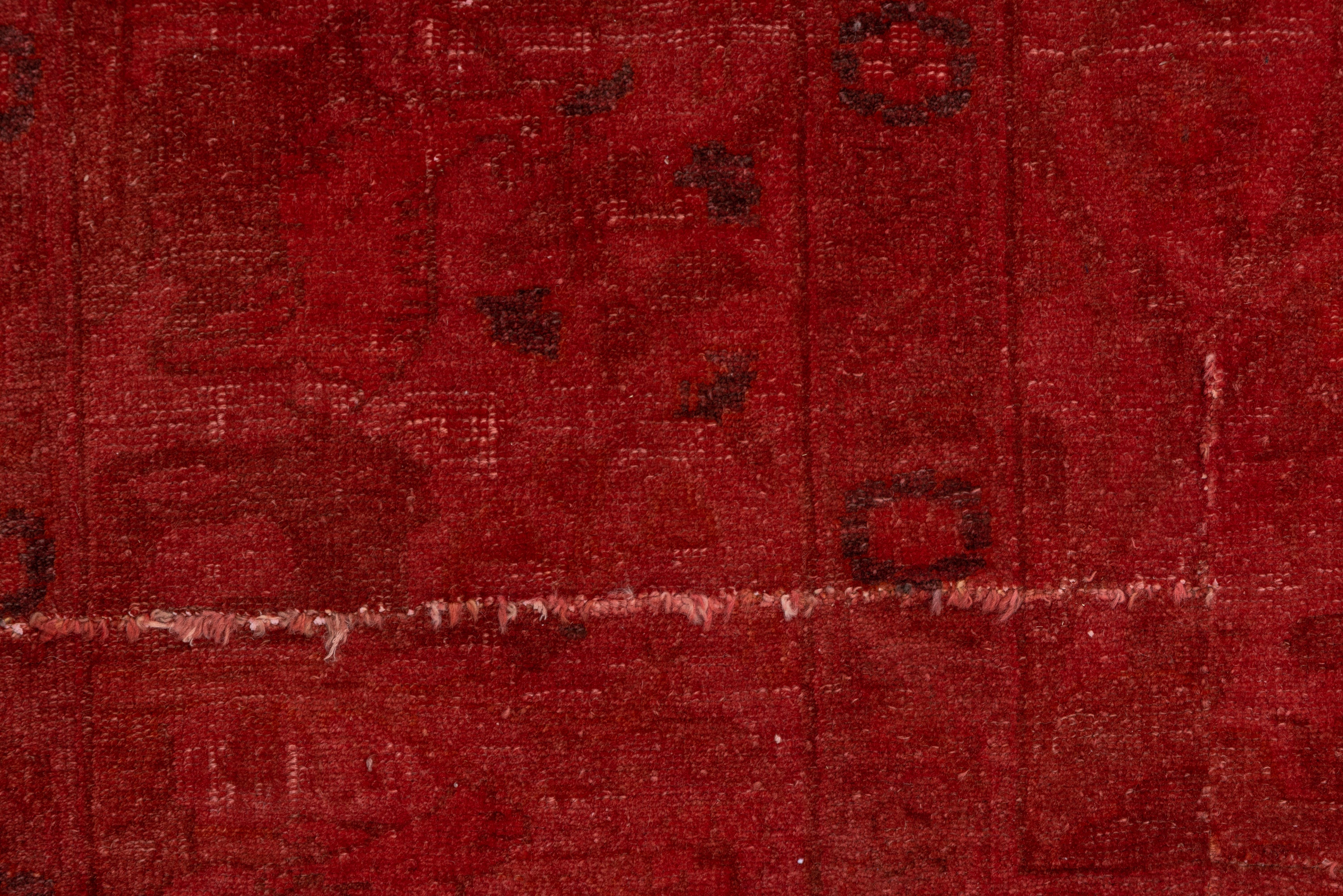 Wool Modern Red Overdye Carpet