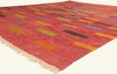 The Chromatic Mosaic: Contemporary Taznakht Moroccan Masterpiece of Abstraction
