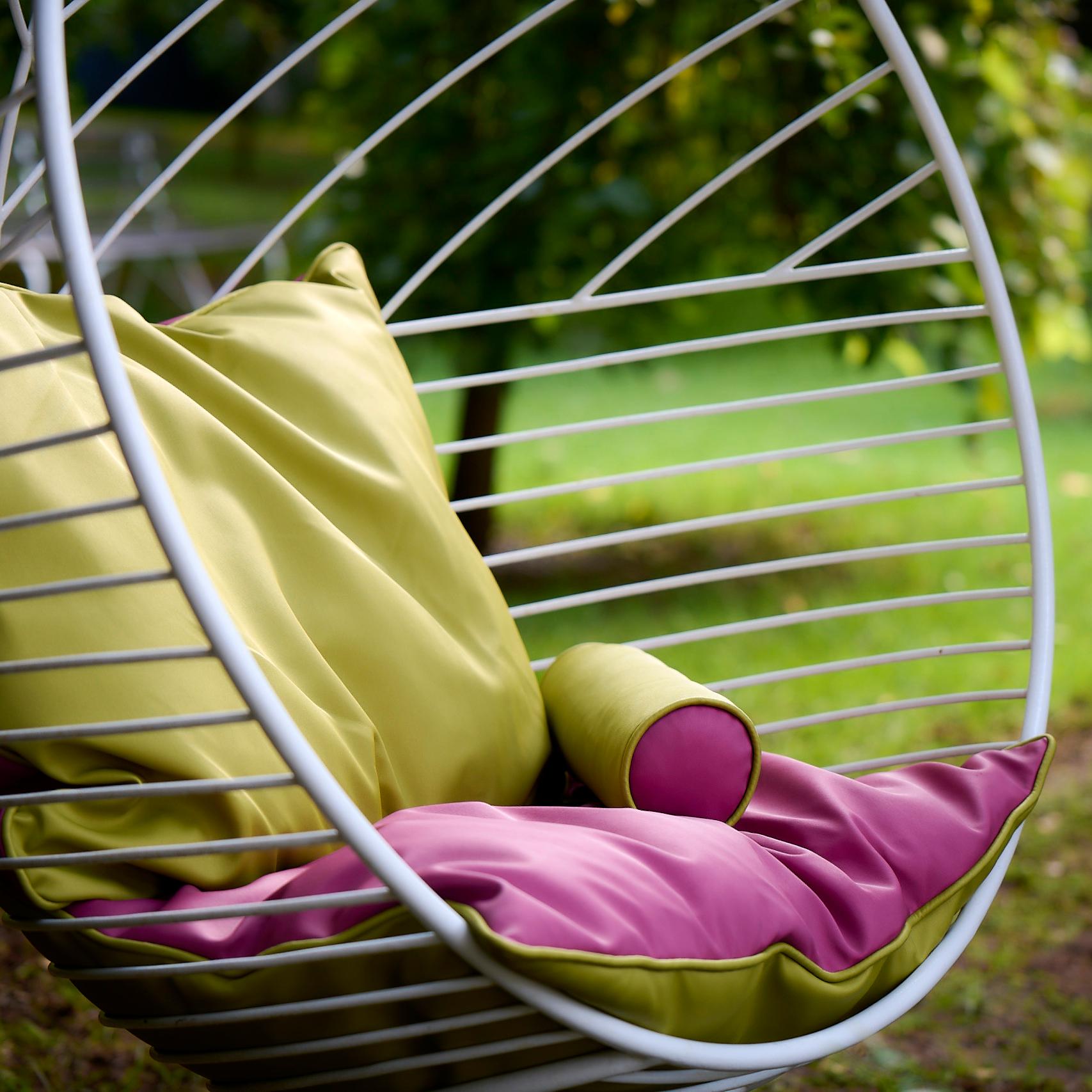 Galvanized Modern Relaxing Bubble Swing Chair For Sale