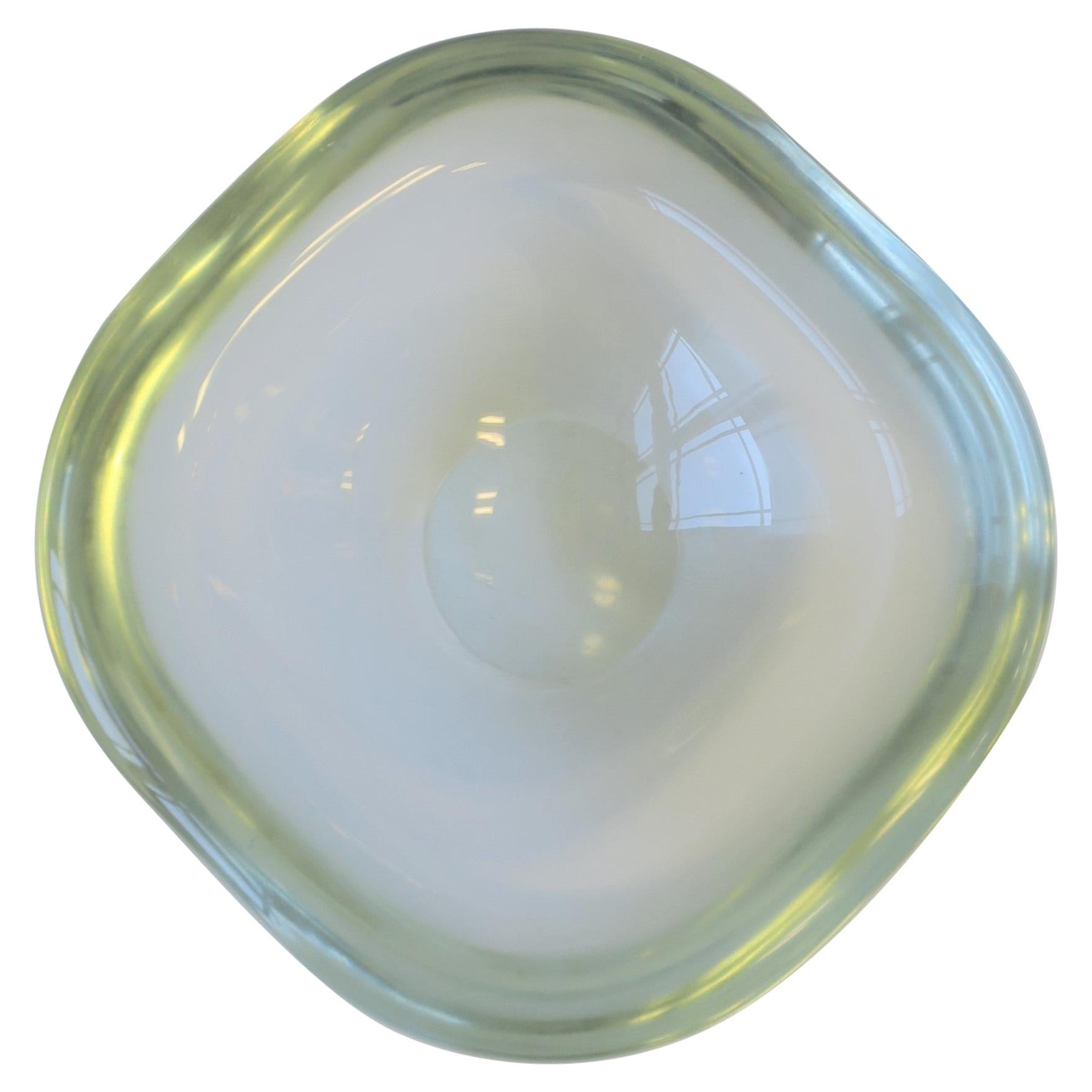 20th Century Modern Italian Murano Art Glass Bowl by Renato Anatra, Signed