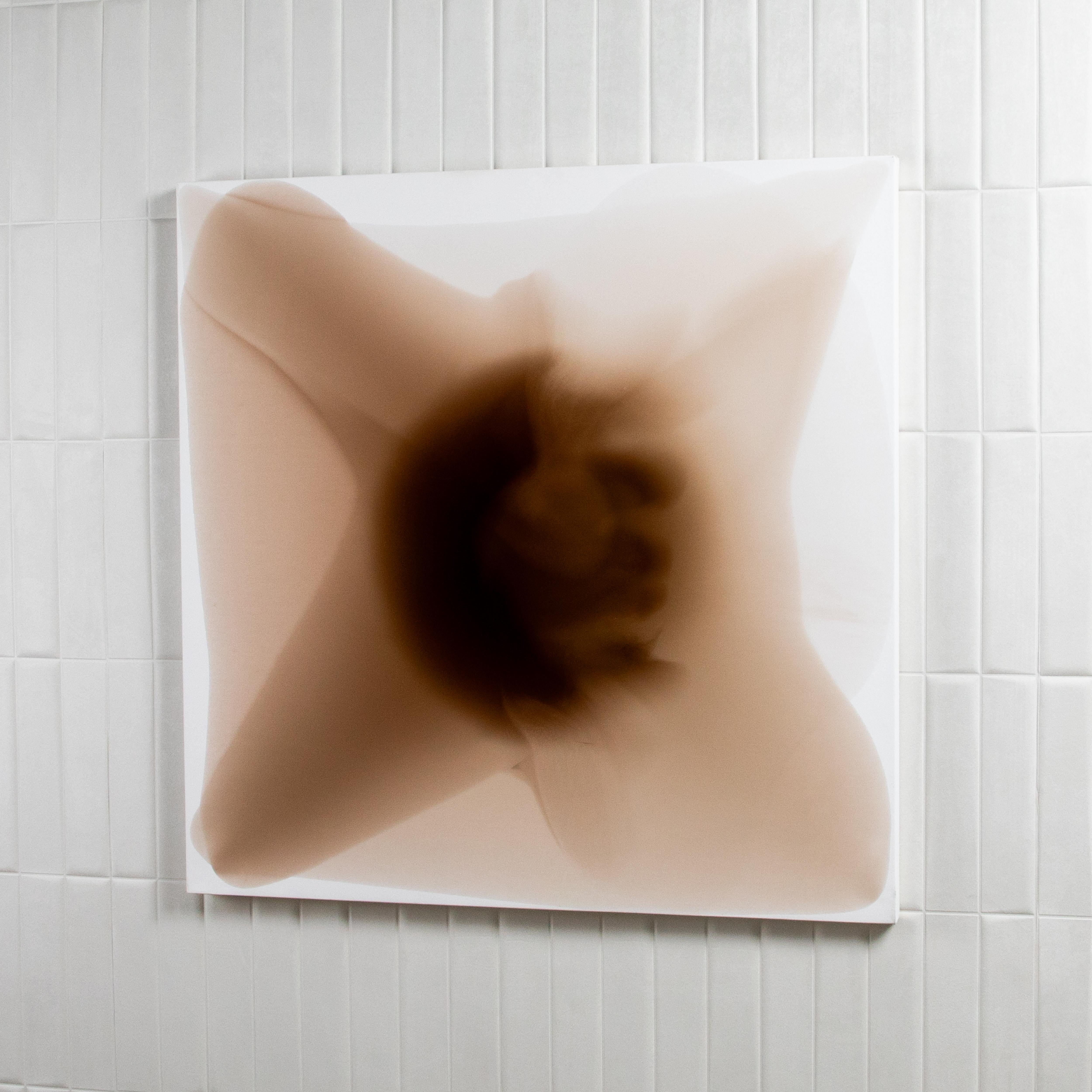 Hand-Painted Modern Resin Art by Andreas Anastasis For Sale