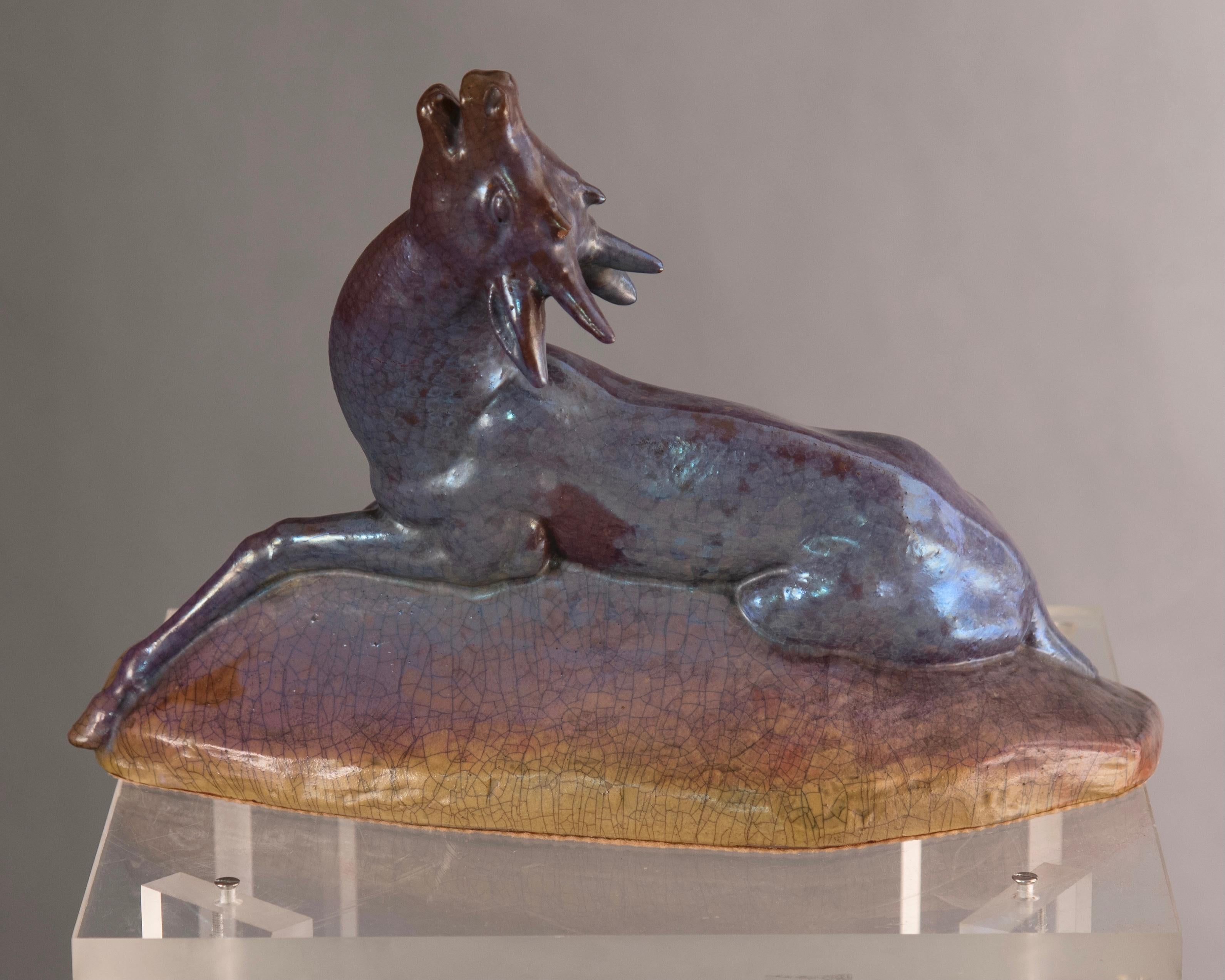 Moderne Tier-Faenza von Riccardo Gatti aus Keramik  im Angebot 1