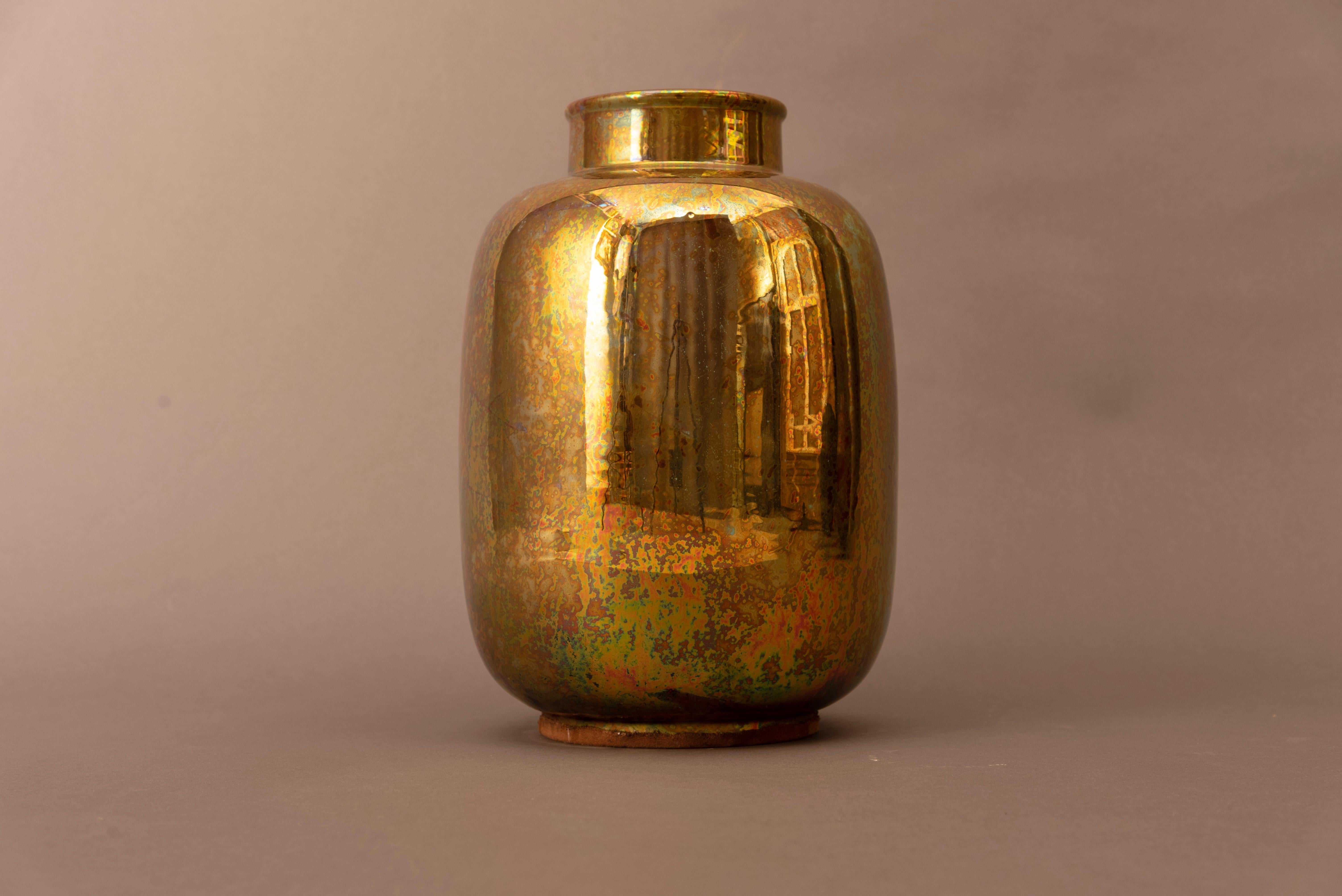 Mid-20th Century Modern Riccardo Gatti Signed Ceramic Vase For Sale