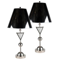 Modernity Lampes Diadem en cristal de roche par Alexandre VOSSION.
