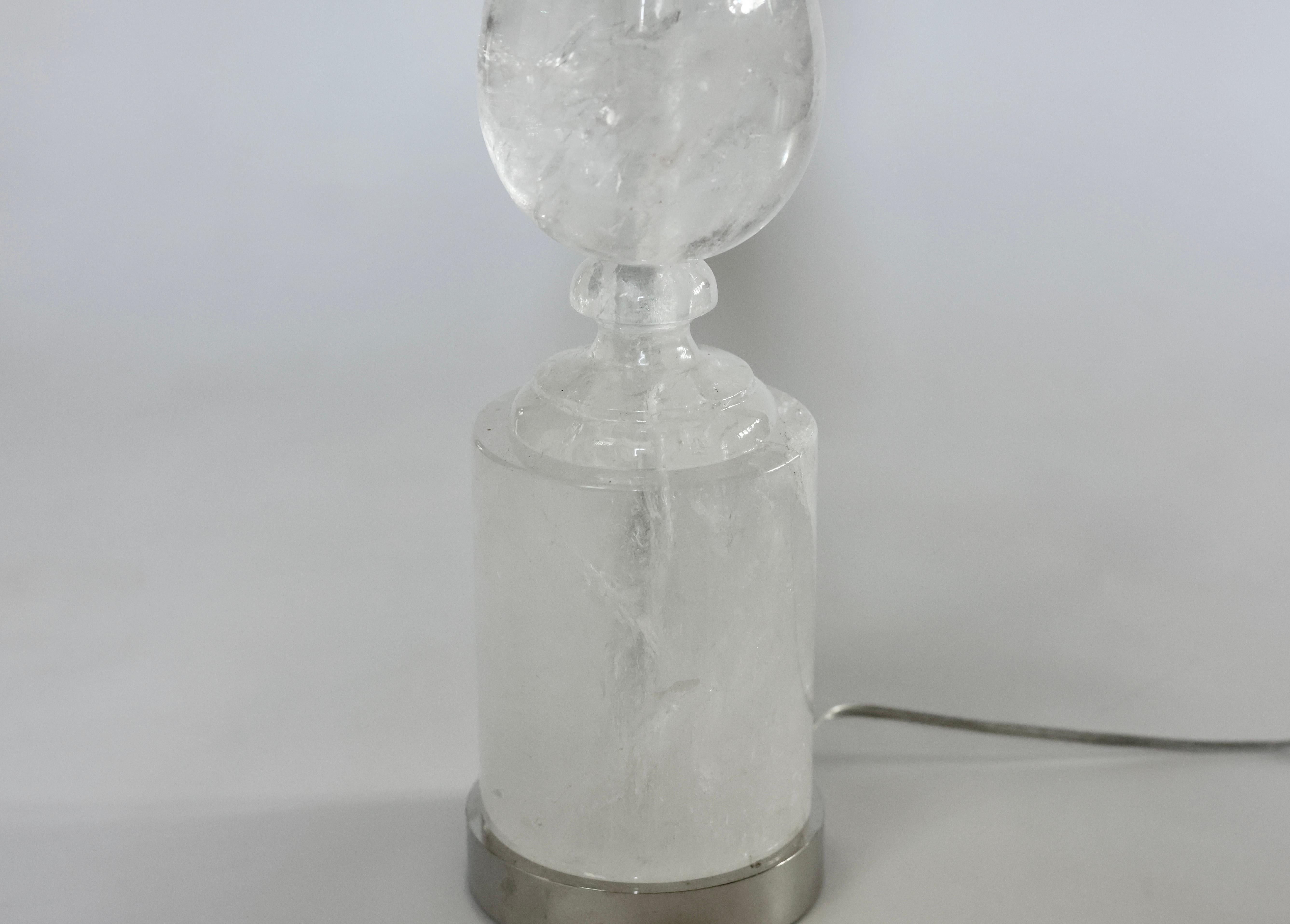 Cristal de roche Lampes Modernes en Cristal de Roche par Phoenix  en vente