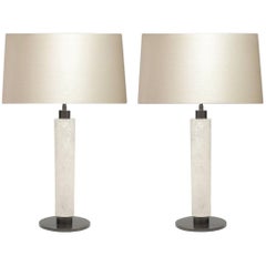 Lampes modernes en cristal de roche par Phoenix