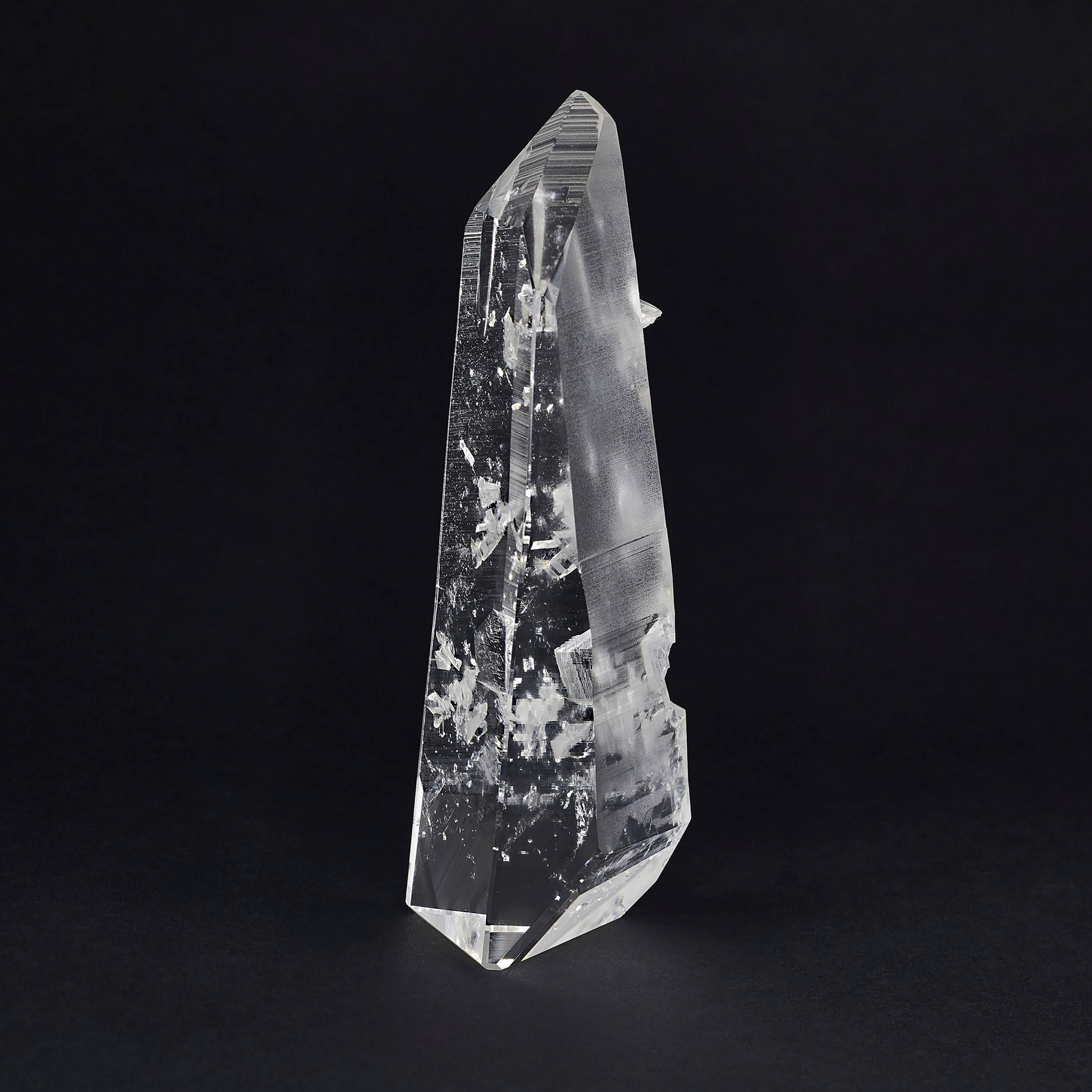 Modern Rock Crystal Sculpture Figurines Objets d'Art  In Excellent Condition For Sale In Idar-Oberstein, DE
