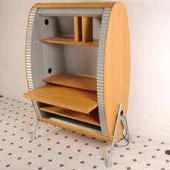 Modern Roll Top Desk by Nicoletti Italia
