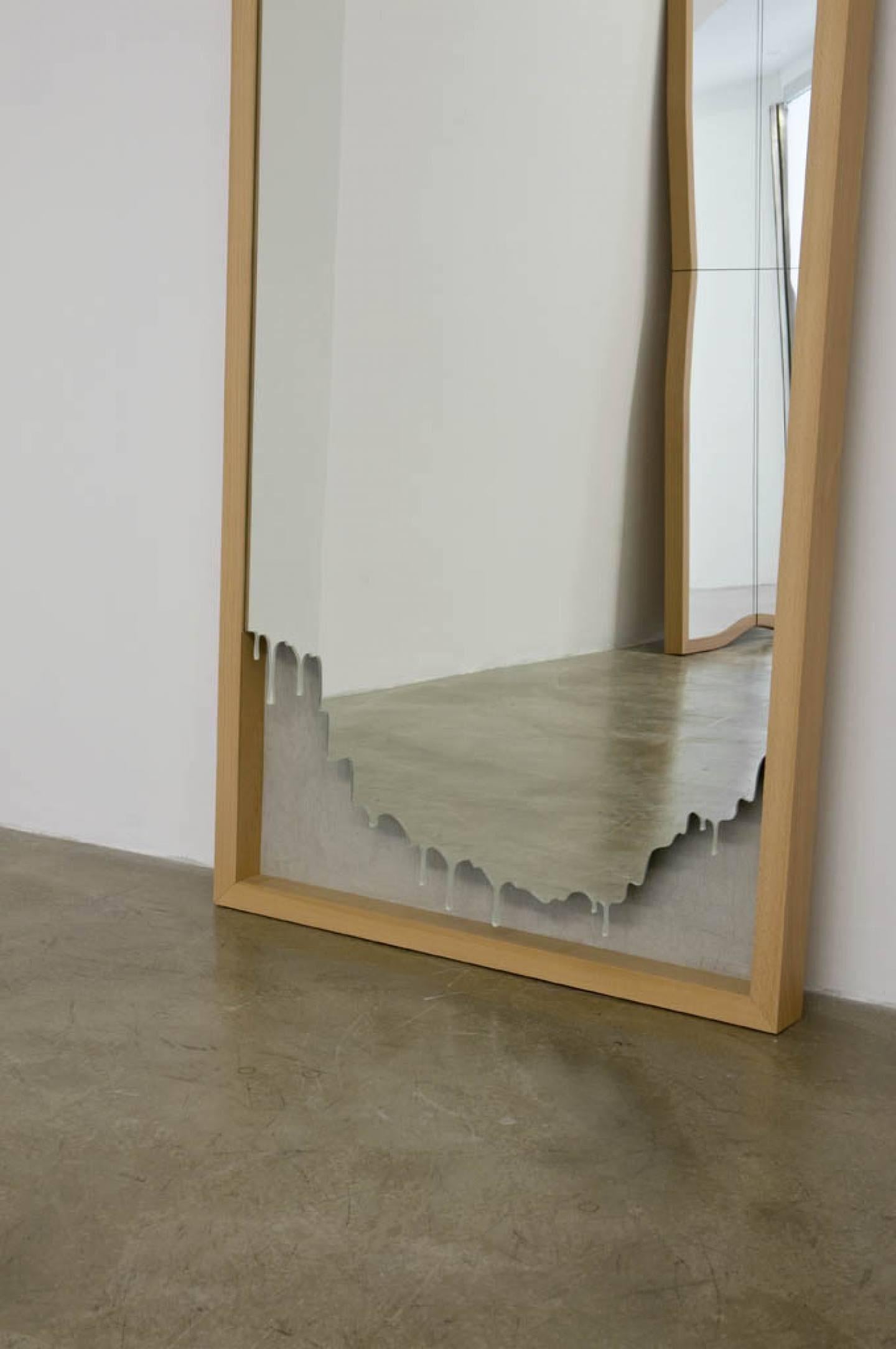 Moderno Specchio rettangolare in edizione limitata Ron Gilad for Dilmos Modern in vendita