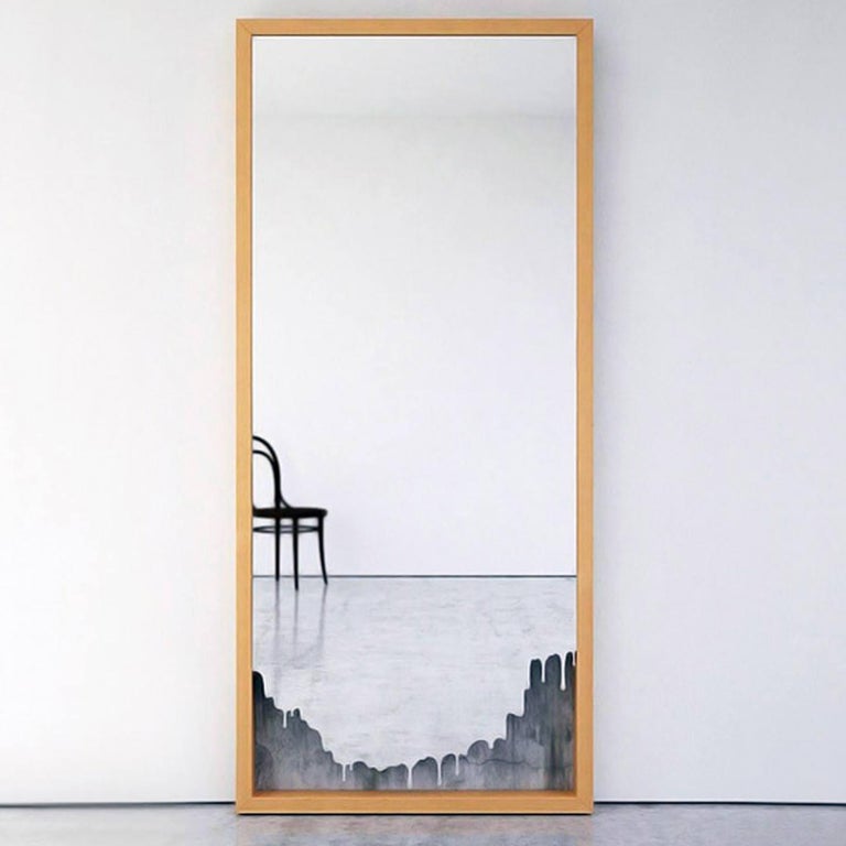 Contemporary Modern Ron Gilad for Dilmos Limited Edition Rectangular Mirror For Sale