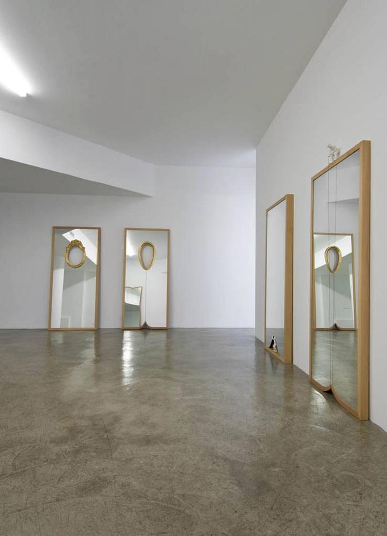 Miroir rectangulaire à feuilles dorées moderne Ron Gilad pour Dilmos, édition limitée Neuf - En vente à Milan, IT