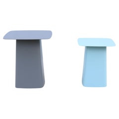 Modern Ronan and Erwan Bouroullec for Vitra Outdoor Metal Side Tables - a Pair