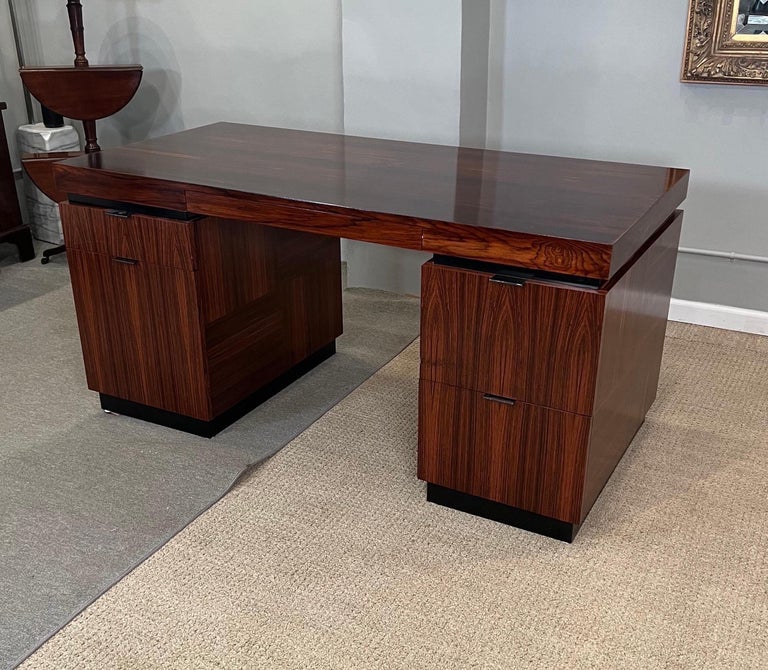 Modern Rosewood Desk at 1stDibs