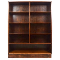 Modern Rosewood Double Bookcase by Poul Hundevad, Denmark, 1960
s