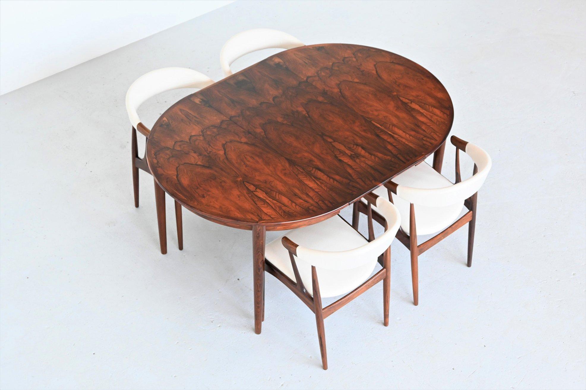 Modern Rosewood Oval Dining Table MSE Mobler Torring, Denmark, 1960 4