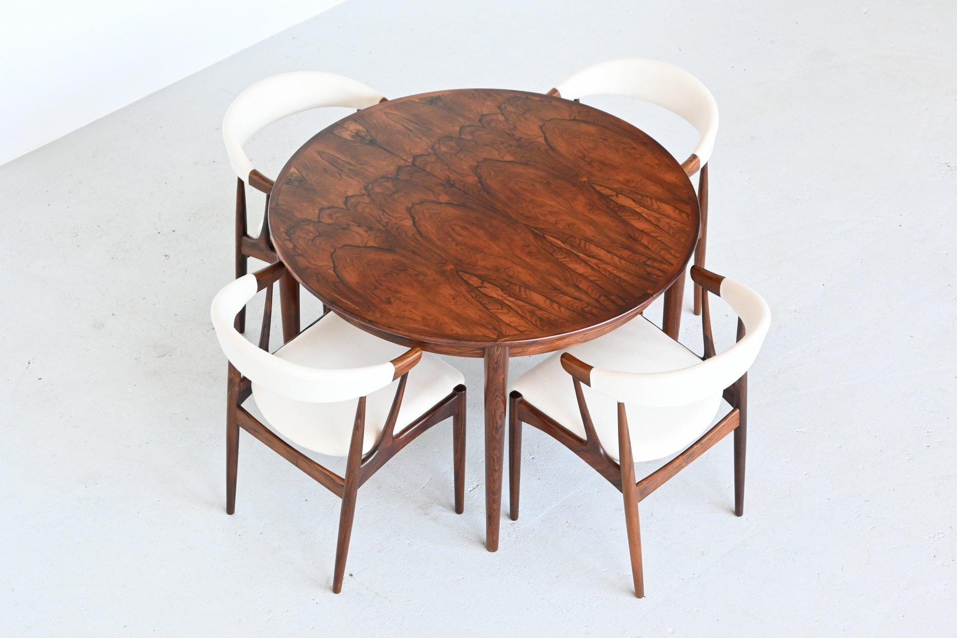 Modern Rosewood Oval Dining Table MSE Mobler Torring, Denmark, 1960 5