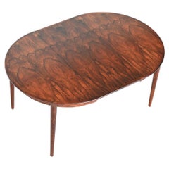 Modern Rosewood Oval Dining Table MSE Mobler Torring, Denmark, 1960