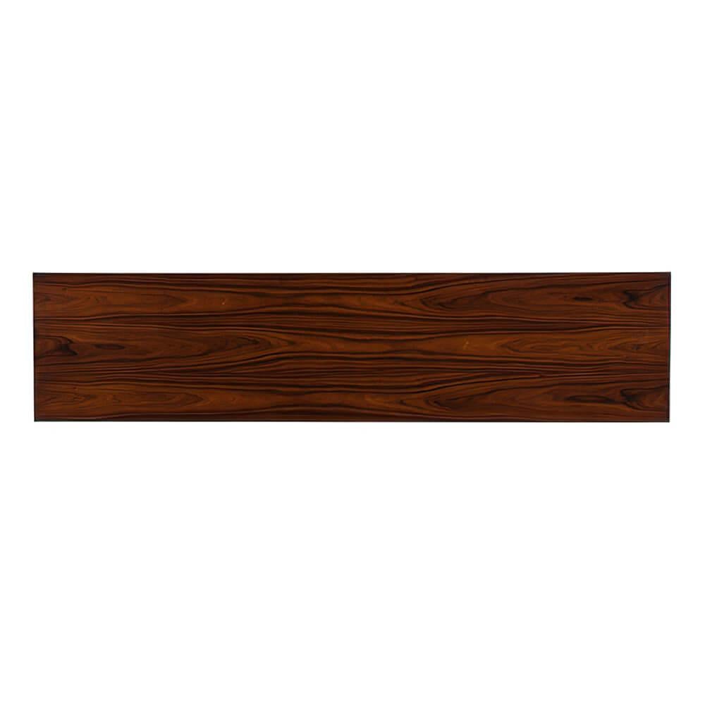 French Modern Rosewood Veneered Console Table
