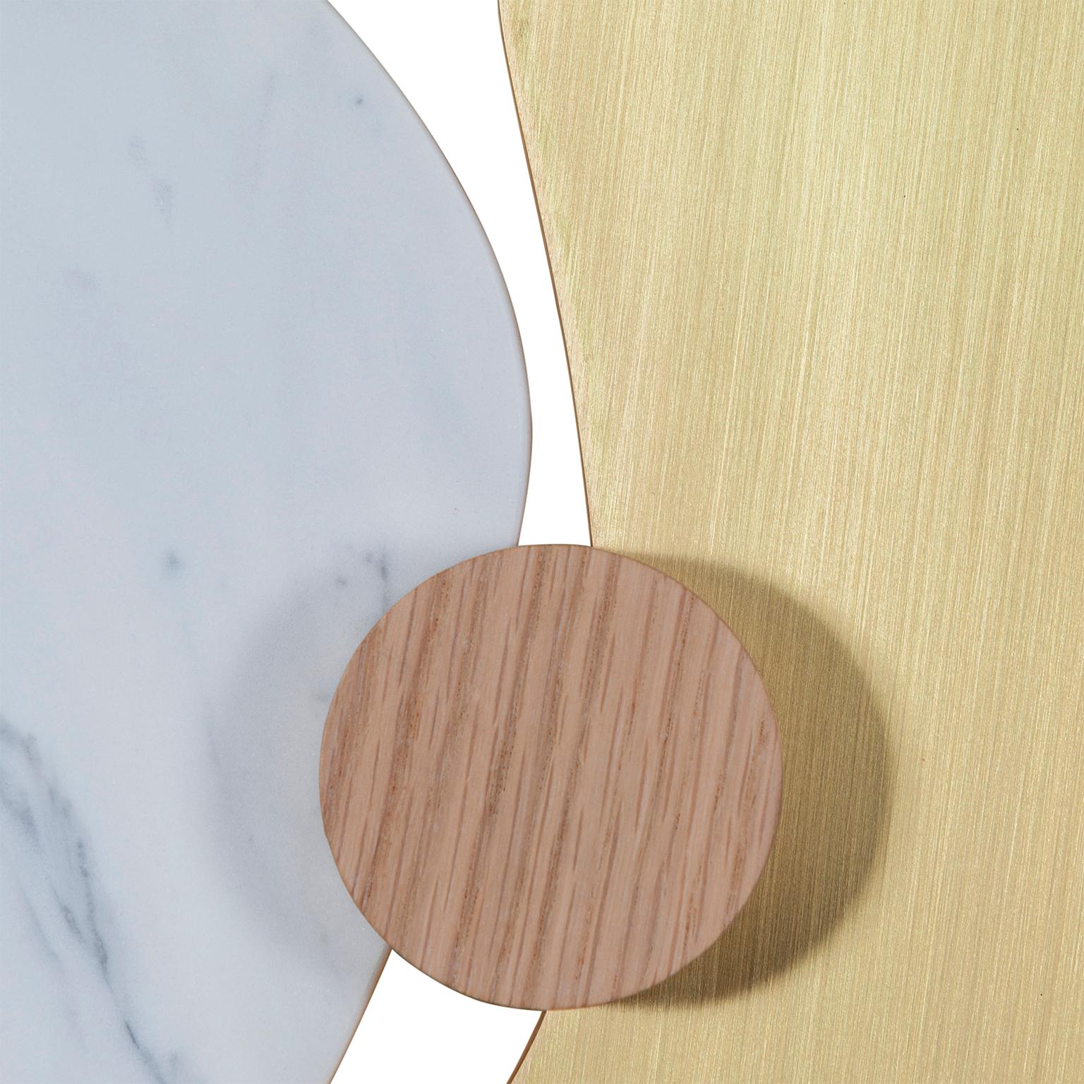 Modernes Rossim Set/2 Wandkunstwerke, Marmor-Messing, handgefertigt von Greenapple im Angebot 4