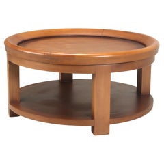 Used Modern Round Coffee Table Extremely Well Constructed
