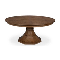 Modern Round Dining Table - 70"