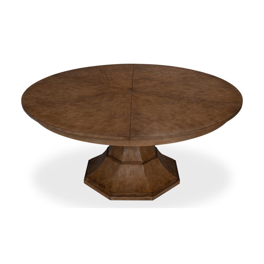 Bois Table de salle à manger ronde moderne - 70