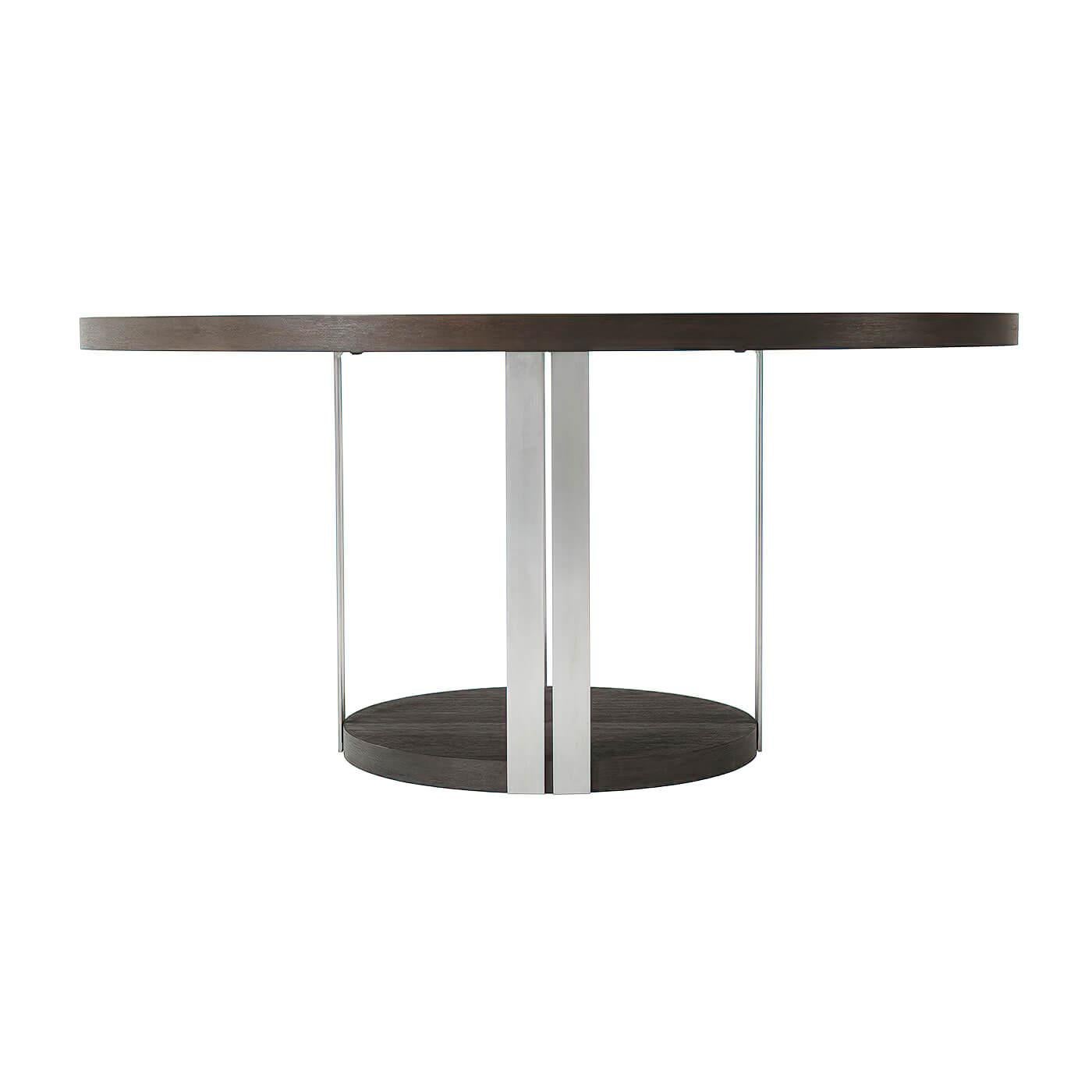 Mid-Century Modern Modern Round Dining Table For Sale