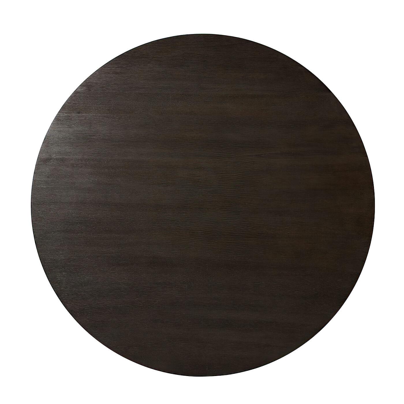 Modern Round Dining Table In New Condition For Sale In Westwood, NJ