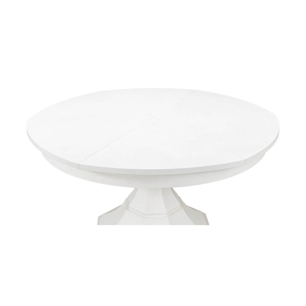 Contemporary Modern Round Dining Table For Sale