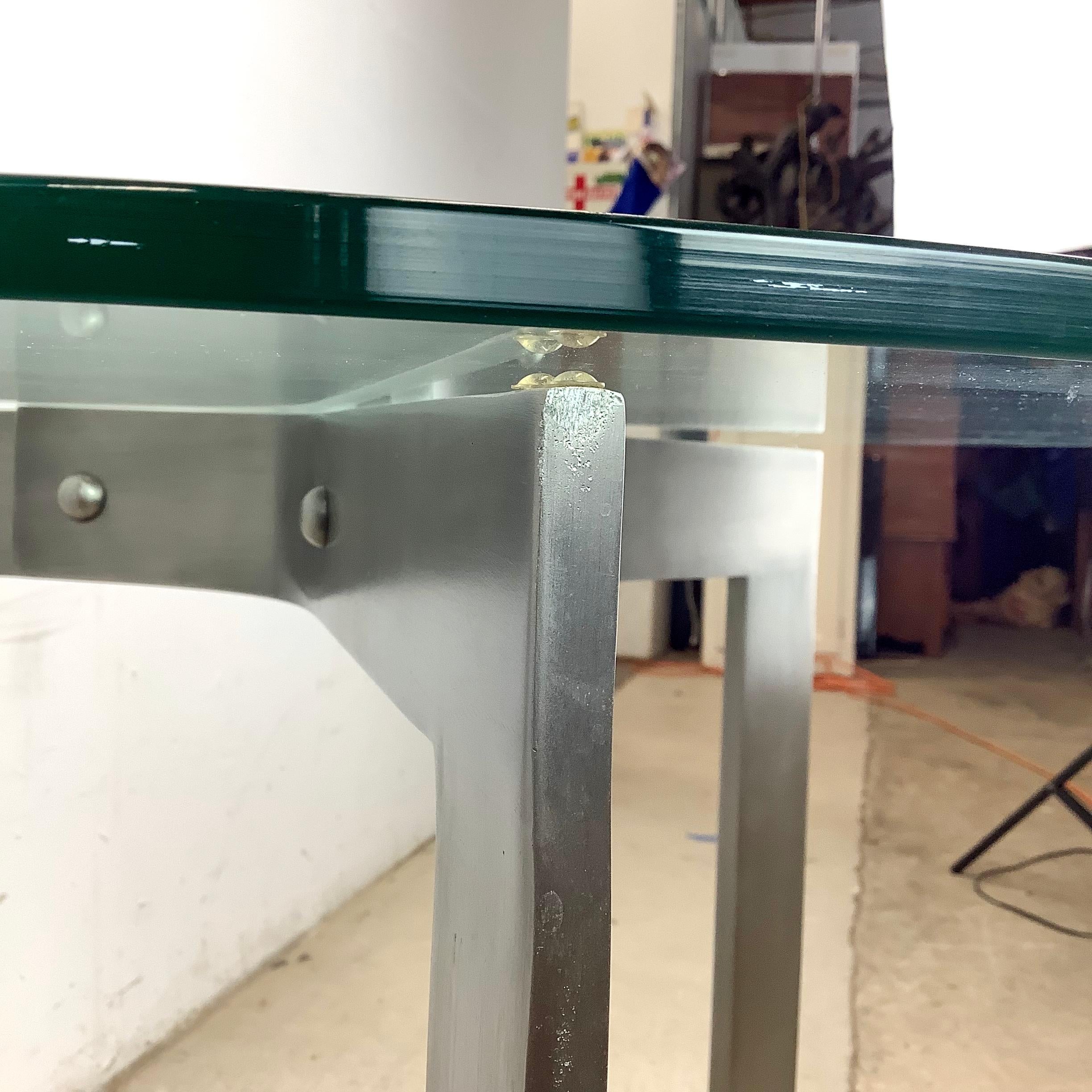 Modern Round Glass Top Side Table 2