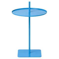 Mesa de centro redonda moderna en azul claro - Lily 01 de Oitoproducts