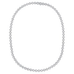 Collana A Link con diamanti taglio brillante da 20 pollici