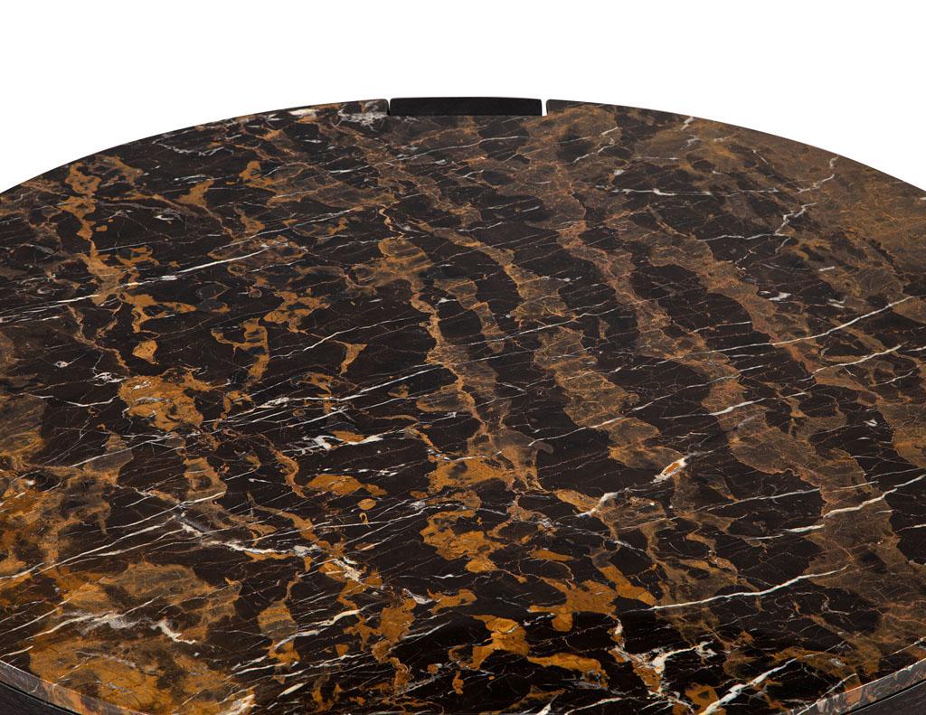 Modern Round Marble Top Coffee Table 3