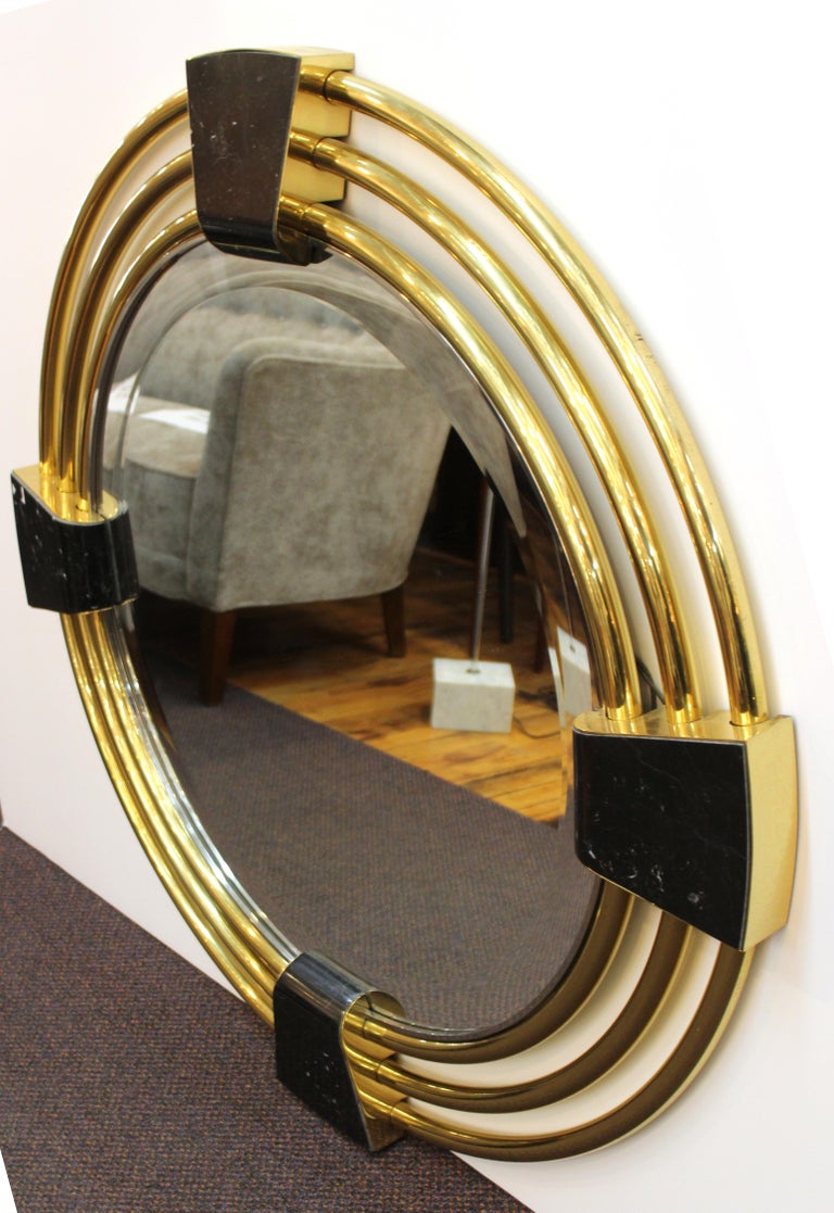 Modern Round Mirror For Sale at 1stDibs
