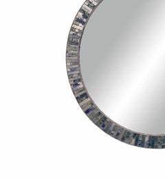 Modern Round Mirror - 36" D by Ercole Home