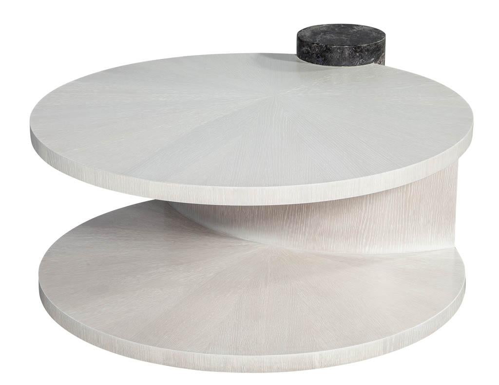 contemporary round side table