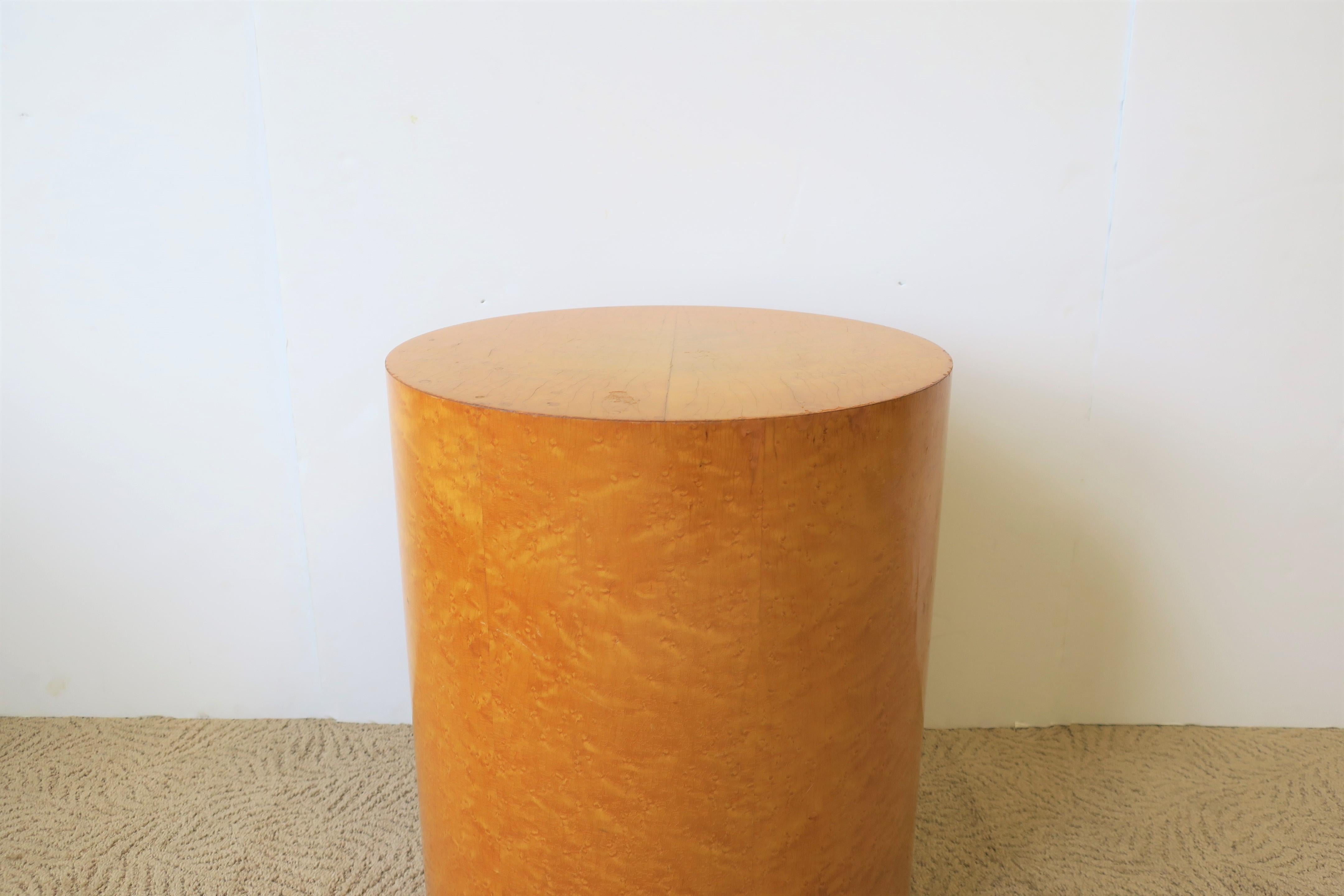 Modern Round Pedestal Side Table  3