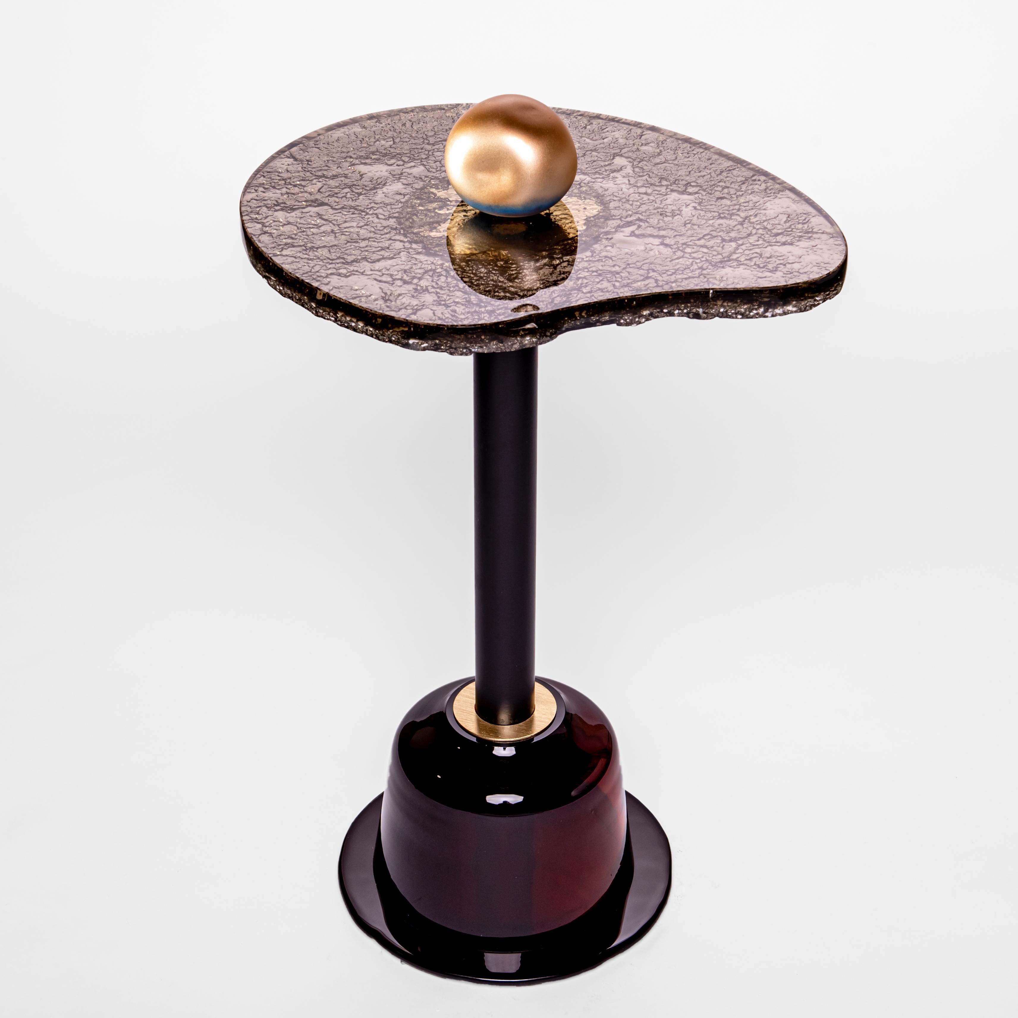 Modern Round Side and Coffee Table 