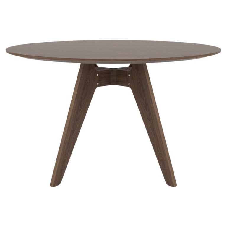 Grasshopper Round Dining Table 120cm - European Oak