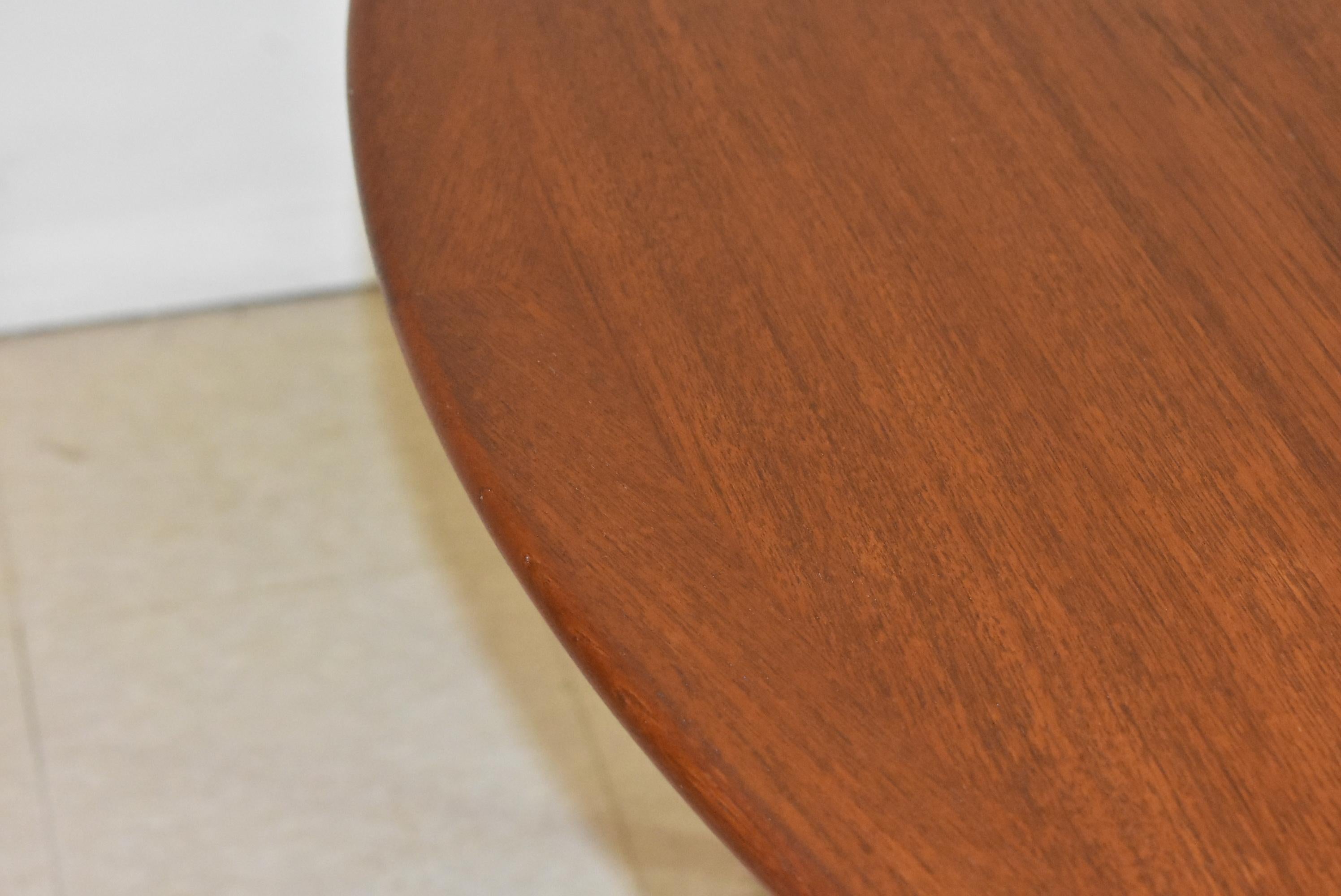 Modern Round Teak Table Grete Jalk for P. Jeppesens-Mobelfabrik For Sale 2