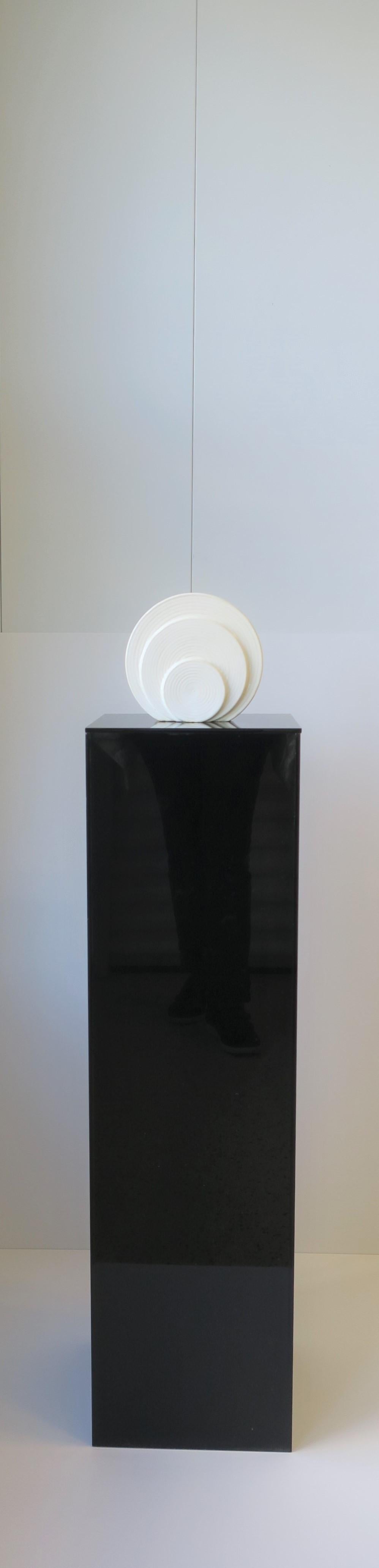 Japanese Modern White Pottery Vase, Japan, Early 20th c For Sale 2