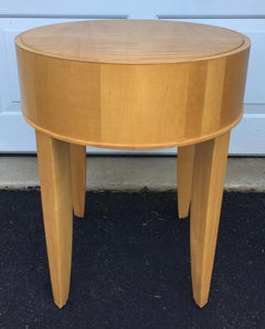 Brayton Modern Round Wood Occasional Drinks Side Table