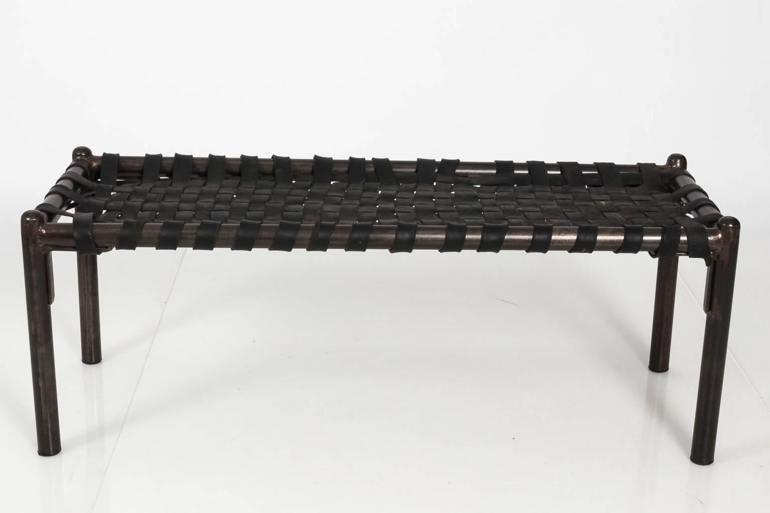 Modern Ruber Strap Bench 4