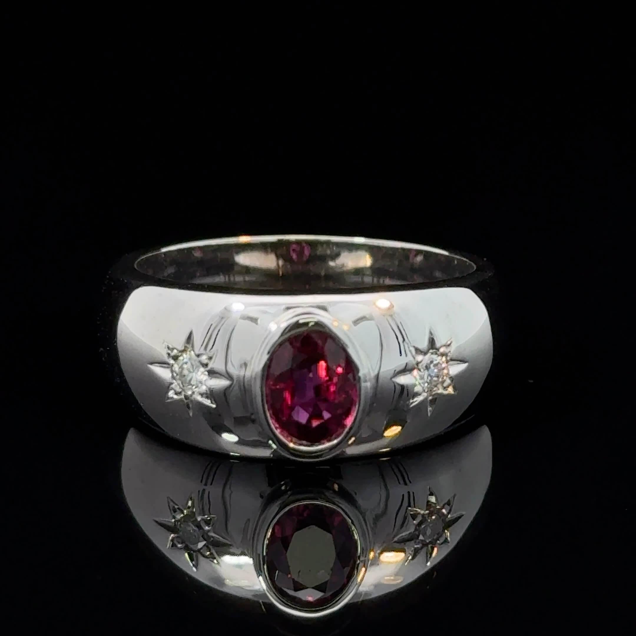 The Moderns Ruby & Diamond Ring Circa 2008 1
