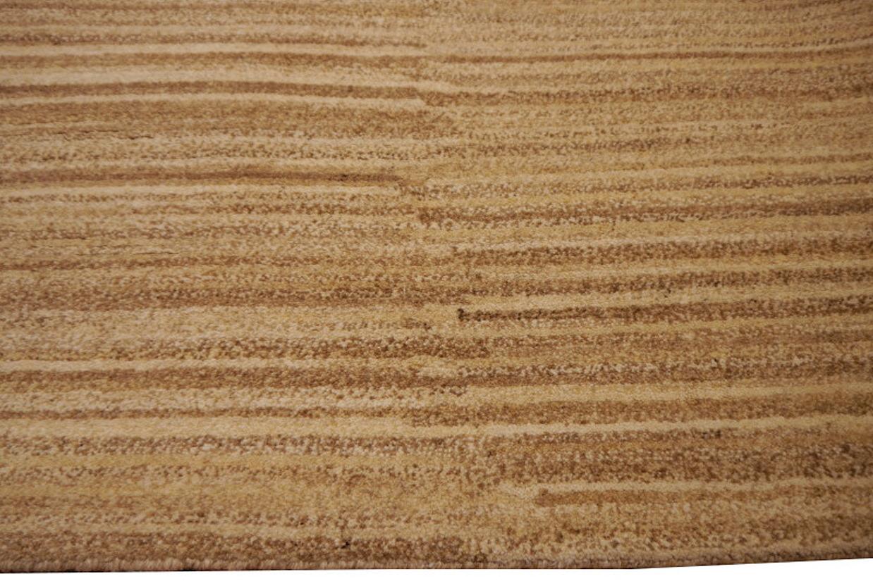 Indian Modern Rug 6 x 4 ft Contemporary Art Wool hand-knotted beige
