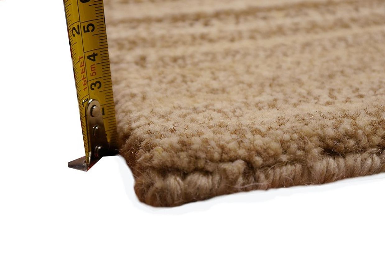 Modern Rug 6 x 4 ft Contemporary Art Wool hand-knotted beige In New Condition In Lohr, Bavaria, DE