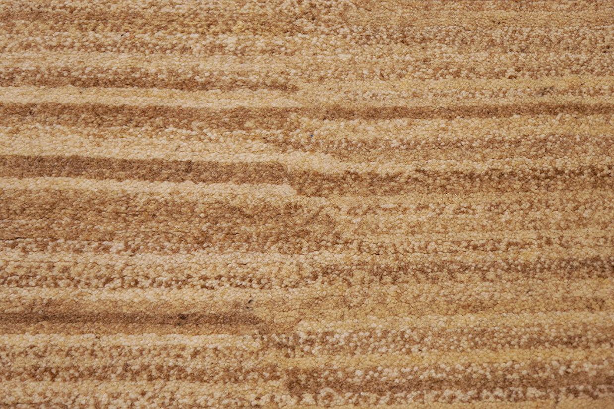 Modern Rug 6 x 4 ft Contemporary Art Wool hand-knotted beige 2
